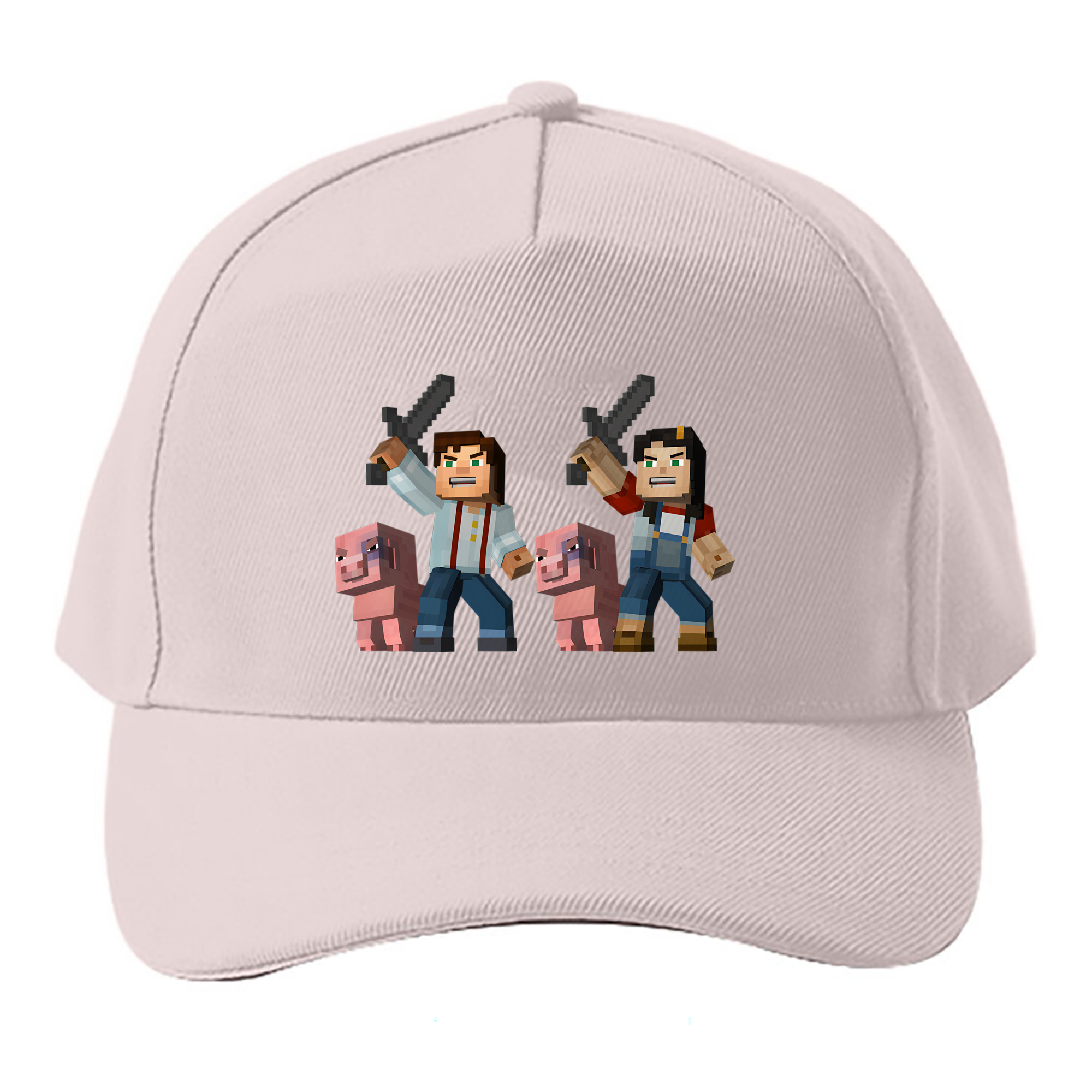 （画像用） マインクラフト ブロックの世界 Minecraft MC Block world ベースボールキャップ 綿100％ 男女兼用 帽子 スポーツ
